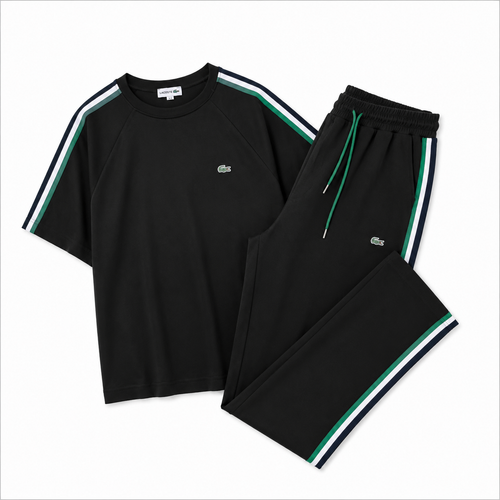 ست تیشرت و شلوار لاگوست LACOSTE رنگ مشکی