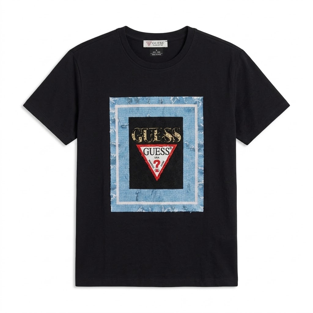 تیشرت زنانه وارداتی طرح جین برند گس Guess